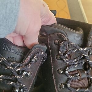 Boys Timberland Leather Hiking/Winter Boots Sz 7